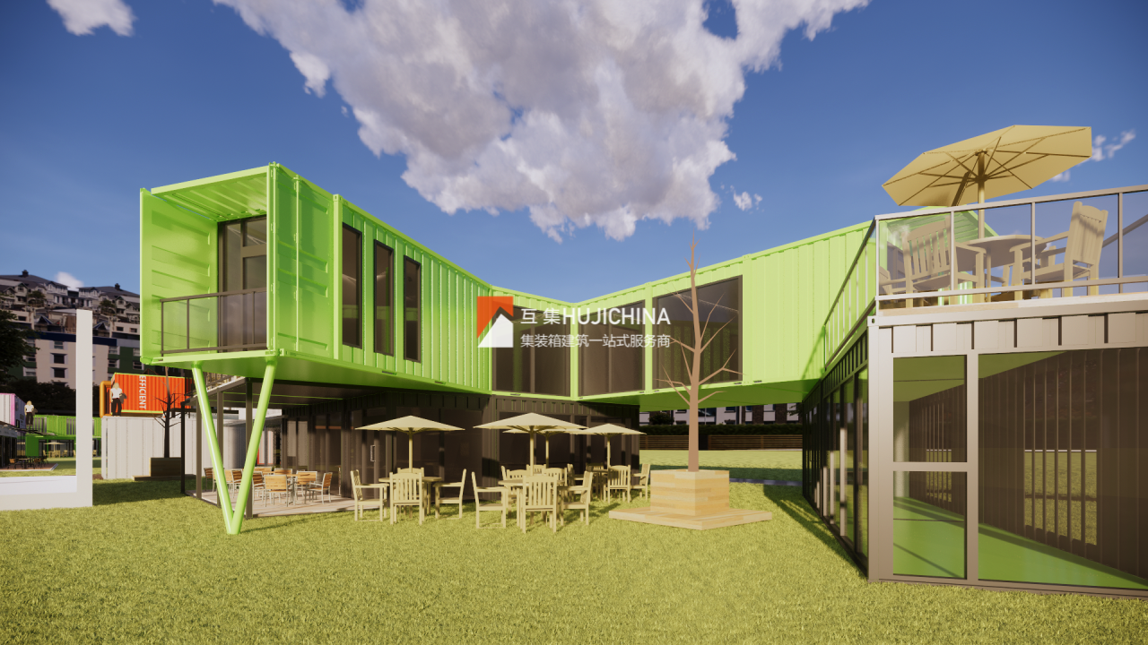 集裝箱創(chuàng)意建筑 可持續(xù)性與創(chuàng)新的結合