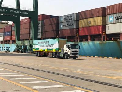 無人駕駛港口集裝箱運輸車，中國這次厲害了！